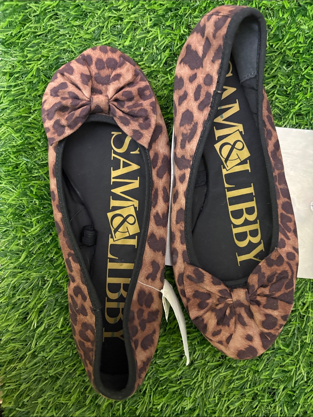 💜🆕💖 Sam and Libby Leopard Print Ballet Flats ~Size 7